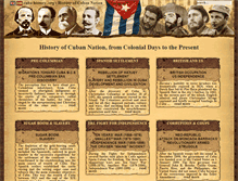 Tablet Screenshot of cubahistory.org